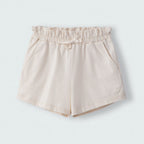 Shorts Clochard Bege Liso Hering Infantil - Feminino