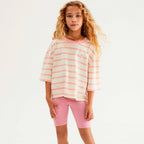 Bermuda Ciclista Hering Infantil Feminina - Rosa