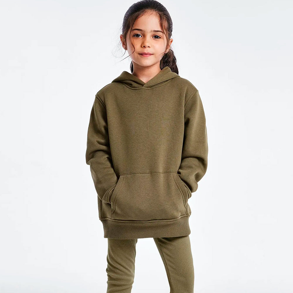 Calça Legging Em Ribana Hering Kids Básica Feminina - Verde