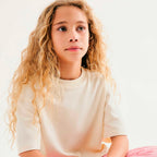 Calça Legging Hering Kids Em Ribana Feminina - Rosa