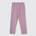 Calça Legging Estampada Lilás Hering Infantil - Feminina