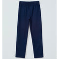Calça Básica Em Moletom Hering Kids Masculina - Azul