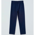 Calça Básica Em Moletom Hering Kids Masculina - Azul