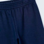 Calça Básica Em Moletom Hering Kids Masculina - Azul