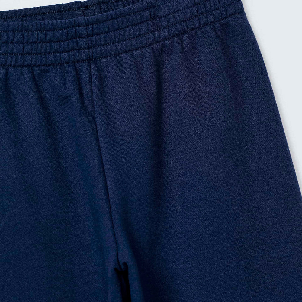 Calça Básica Em Moletom Hering Kids Masculina - Azul