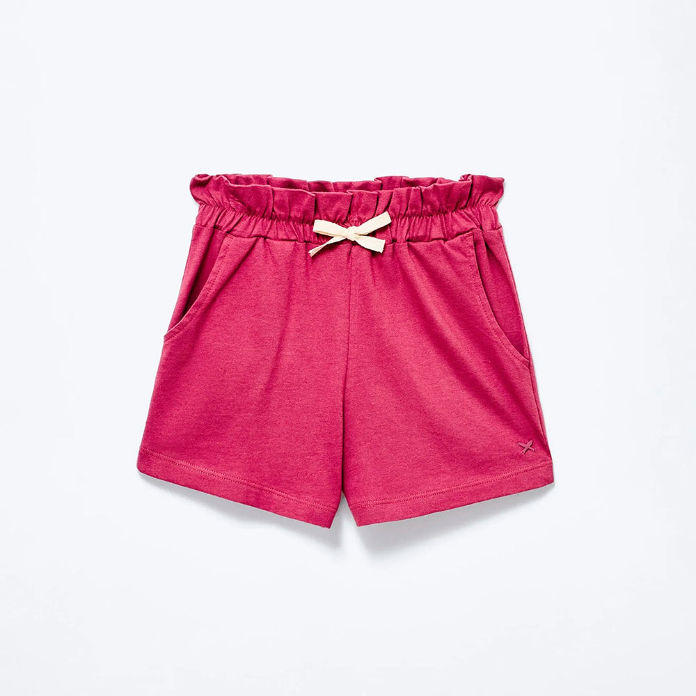 Shorts Clochard Moletom Hering Kids Feminino – Roxo