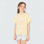 Pijama Manga Curta e Shorts Morango Hering Infantil - Feminino
