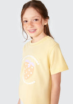Pijama Manga Curta e Shorts Morango Hering Infantil - Feminino