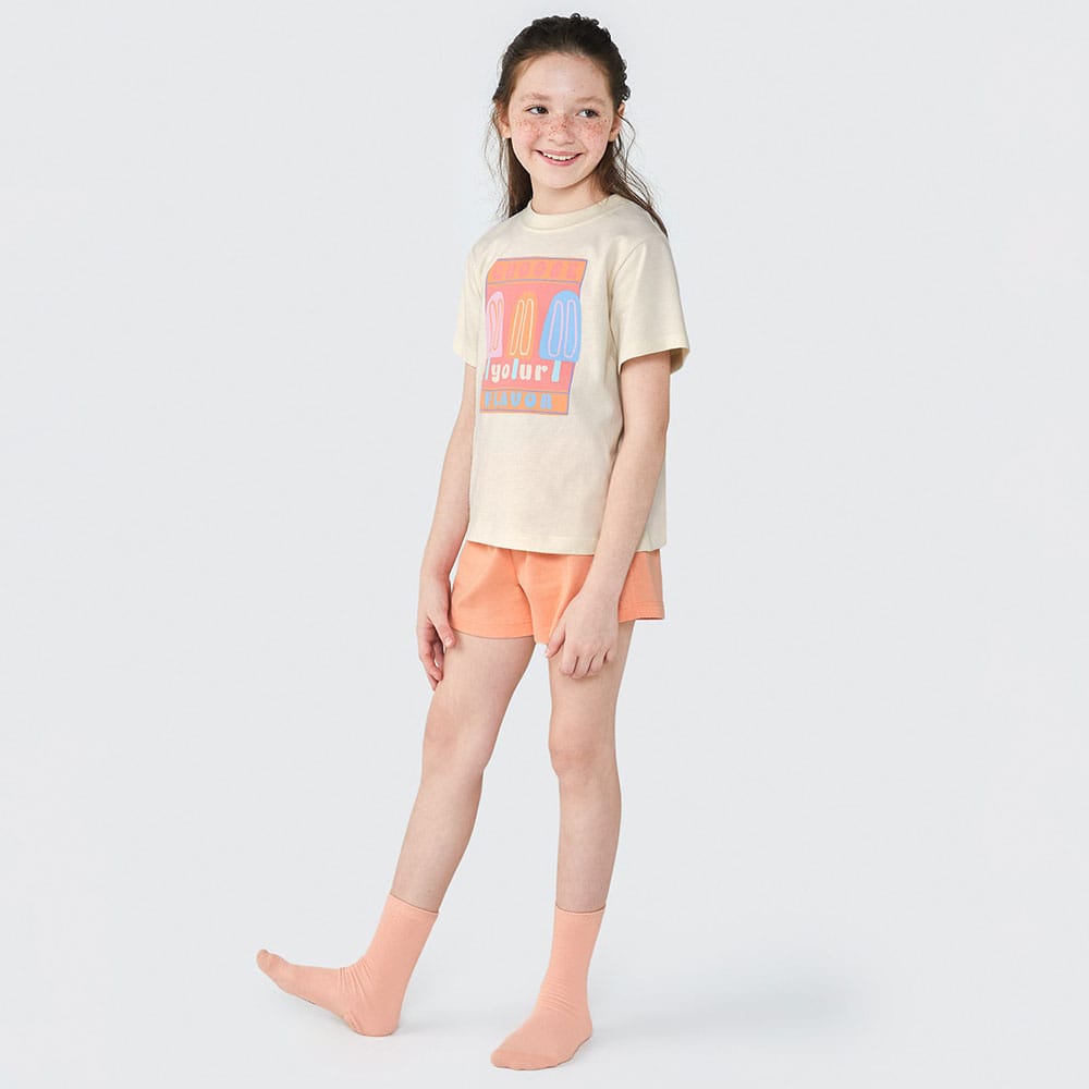 Conjunto de Pijama Curto Choose Your Flavor Hering Infantil - Feminino