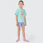 Conjunto de Pijama Curto Banho de Sol Hering Infantil - Feminino