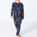 Pijama Longo Hering Infantil Estampado Unissex - Azul