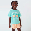 Pijama Camiseta Manga Curta e Shorts Fruitends Hering Infantil - Feminino