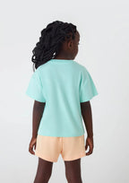 Pijama Camiseta Manga Curta e Shorts Fruitends Hering Infantil - Feminino