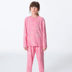Pijama Longo Hering Infantil Estampado Feminina - Rosa