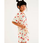 Pijama Americano Estampado Hering Kids Feminino – Creme