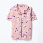 Pijama Americano Estampado Hering Kids Feminino – Rosa
