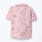 Pijama Americano Estampado Hering Kids Feminino – Rosa