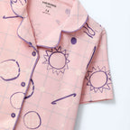 Pijama Americano Estampado Hering Kids Feminino – Rosa