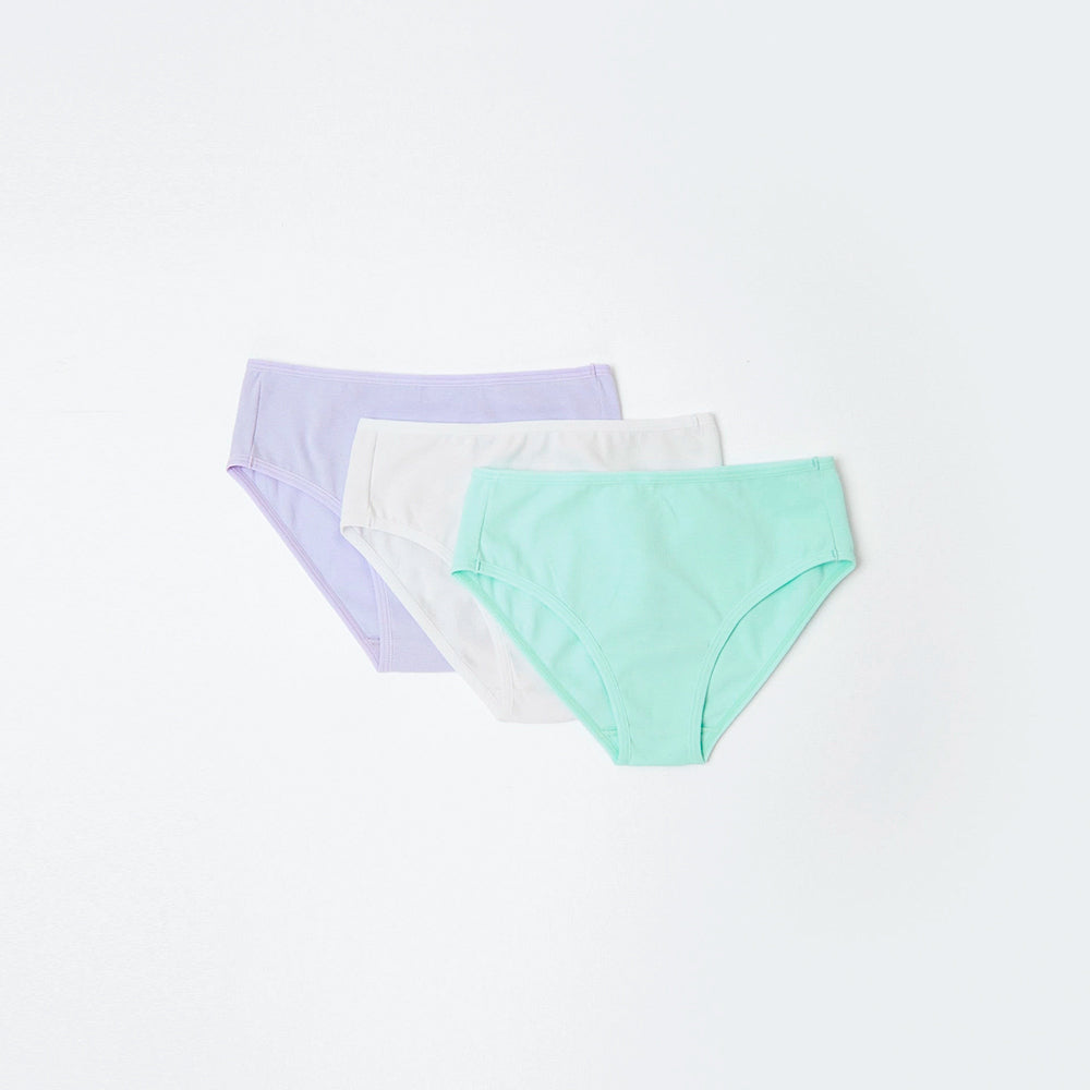 Kit 3 Calcinhas Hering Em Ribana Feminino - Multicolorido