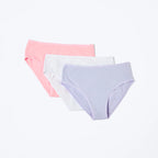 Kit 3 Calcinhas Hering Em Ribana Feminino - Multicolorido