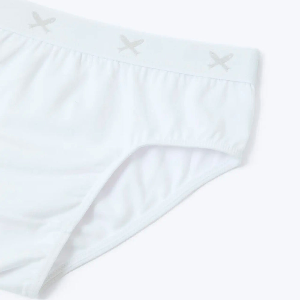 Kit Com 2 Cuecas Em Ribana Com Elástico Masculina Hering Kids- Branco