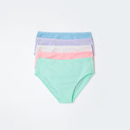 Kit 5 Calcinhas Hering Em Ribana Feminino - Multicolorido