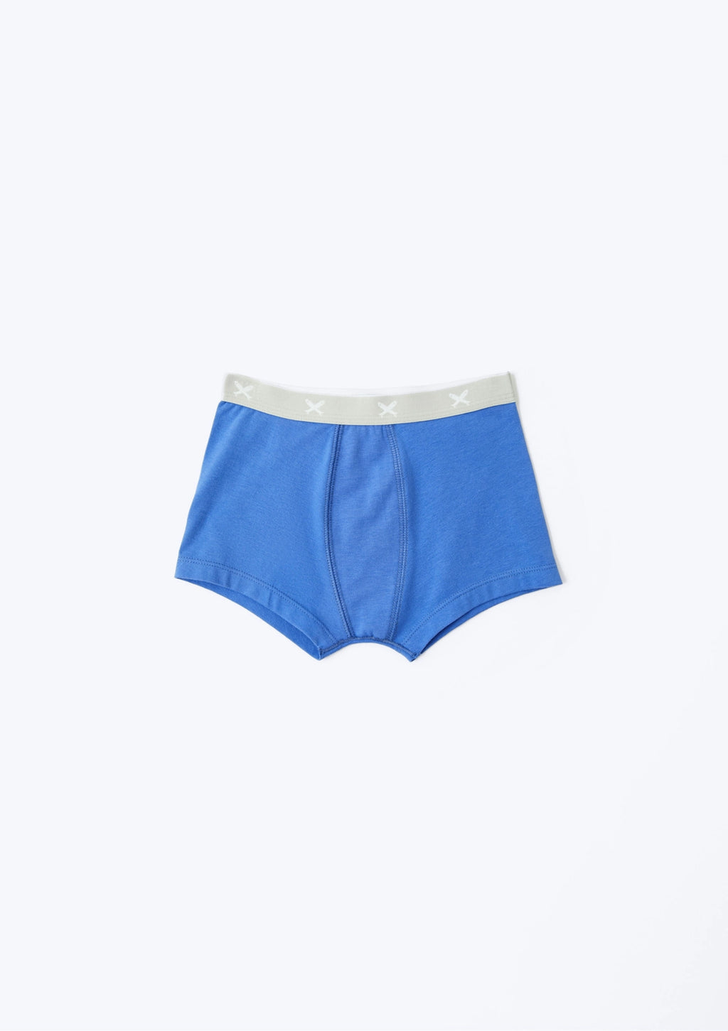 Kit Com 3 Cuecas Hering Kids Boxer Masculina - Azul Marinho/Branco/Azul