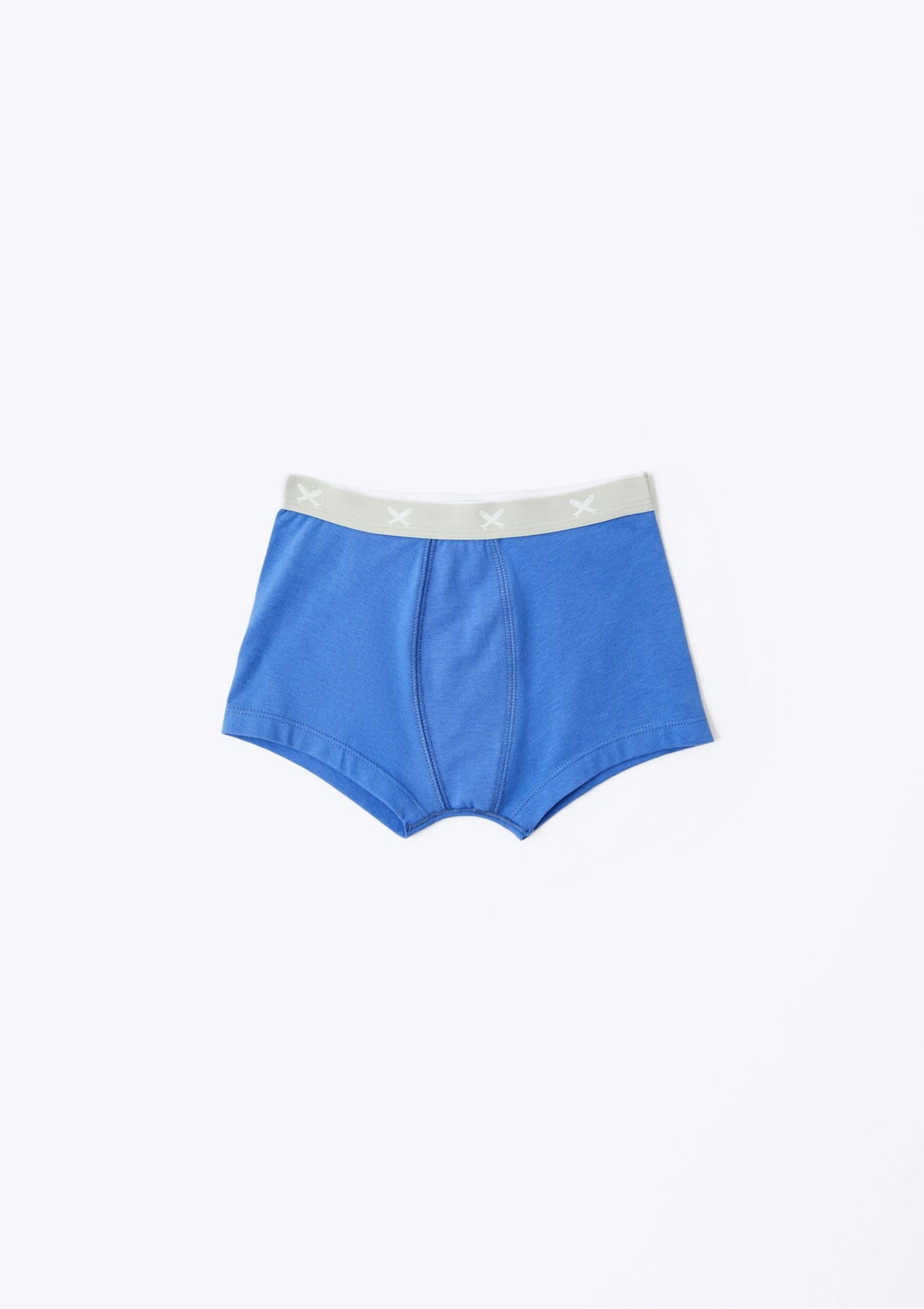 Kit Com 3 Cuecas Hering Kids Boxer Masculina - Azul Marinho/Branco/Azul