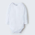 Body Manga Longa Hering Kids Em Ribana Unissex - Branco