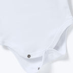 Kit 3 Bodies Manga Longa Hering Bebê Em Ribana Bebê Unissex - Branco