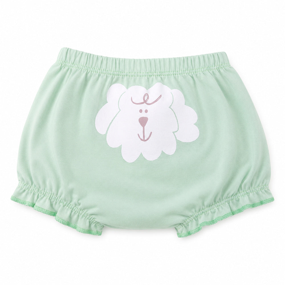 Kit 2 Shorts Estampado Hering Kids Feminino Infantil - Rosa/Verde