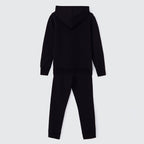 Conjunto Blusão com Capuz e Calça Preto e Azul Hering - Masculino