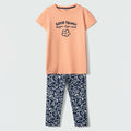 Conjunto Camiseta Manga Curta e Legging Corsário Good Things Hering Infantil - Feminina