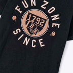 Conjunto Camiseta Manga Curta e Bermuda Hering Com Estampa Masculina - Preto