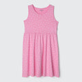 Vestido Regata Rosa Poá Hering Infantil - Feminino