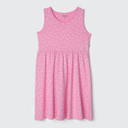 Vestido Regata Rosa Poá Hering Infantil - Feminino