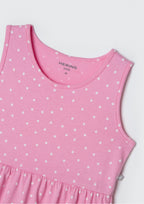 Vestido Regata Rosa Poá Hering - Feminino