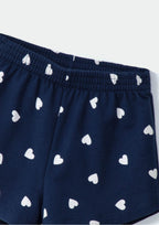 Conjunto Camiseta Manga Curta e Shorts Arco-Iris Hering Infantil - Feminino
