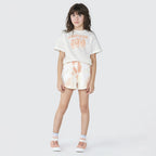 Conjunto Camiseta e Shorts Overflowing Joy Hering Infantil - Feminino