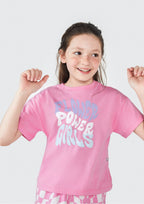 Conjunto Camiseta e Shorts Flower Power Girls Hering - Feminino