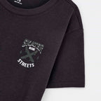 Conjunto de Bermuda e Camiseta Hering Estampado Masculino - Preto