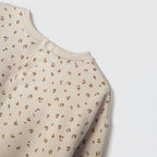 Conjunto de Blusa Manga Longa e Calça Oncinha Hering Infantil - Feminino