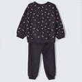 Conjunto de Blusa Manga Longa e Calça Coração Hering Infantil - Feminino