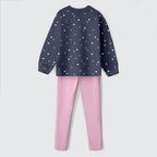Conjunto de Blusão e Legging Corações Hering Infantil - Feminino