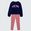 Conjunto Blusa Manga Longa e Legging Good Times Hering Infantil - Feminino