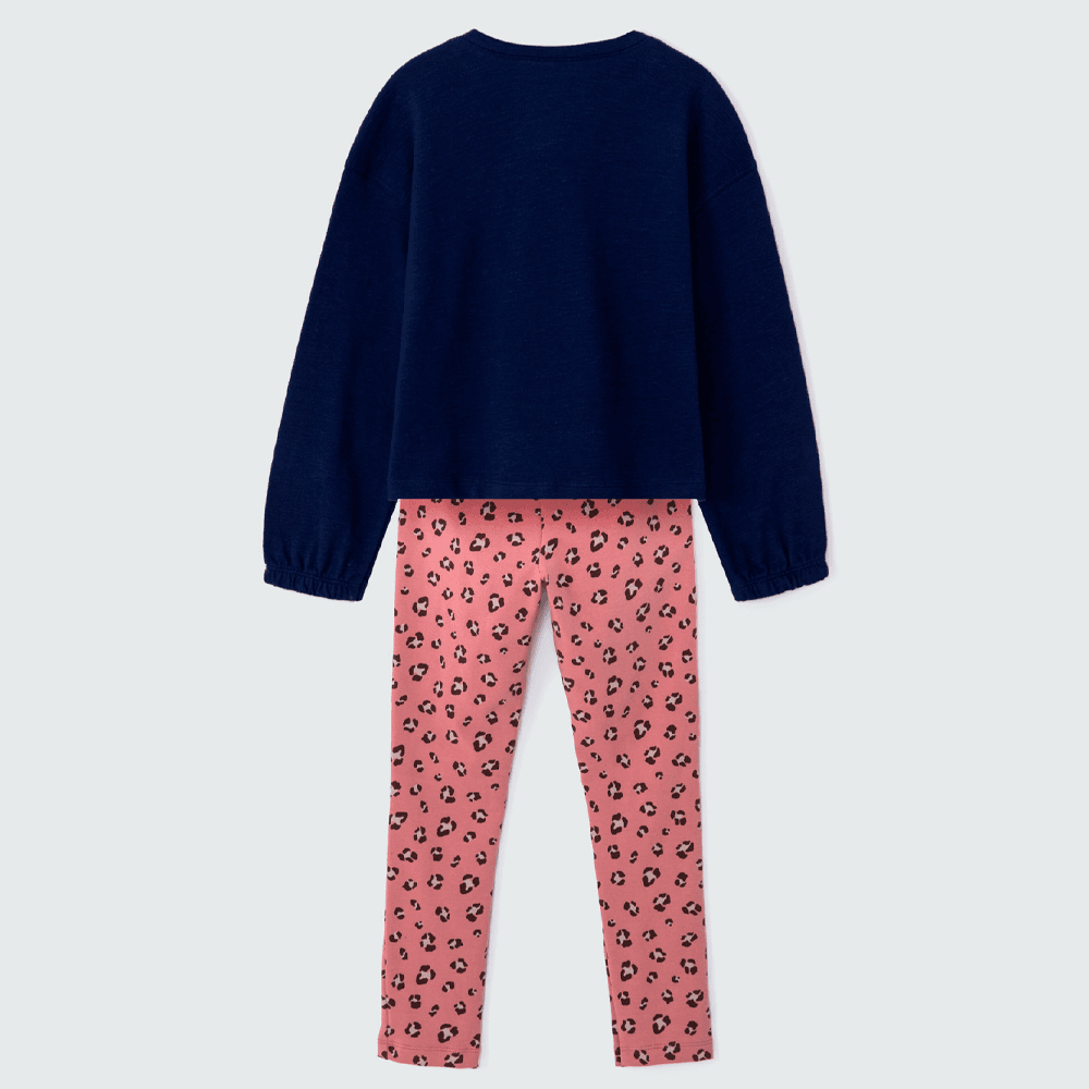 Conjunto Blusa Manga Longa e Legging Good Times Hering Infantil - Feminino