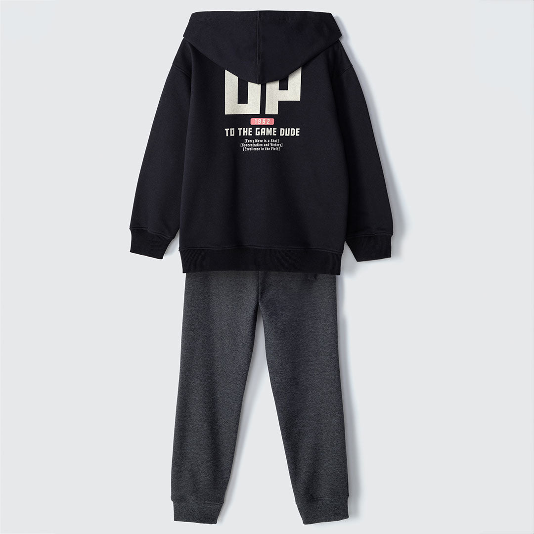 Conjunto Jaqueta Moletom com Capuz e Calça UP Hering - Masculino