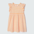 Vestido Meia Manga com Babados Estampado Flores Hering Infantil - Feminino