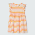 Vestido Meia Manga com Babados Estampado Flores Hering Infantil - Feminino