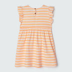 Vestido Meia Manga com Babados Estampado Flores Hering Infantil - Feminino